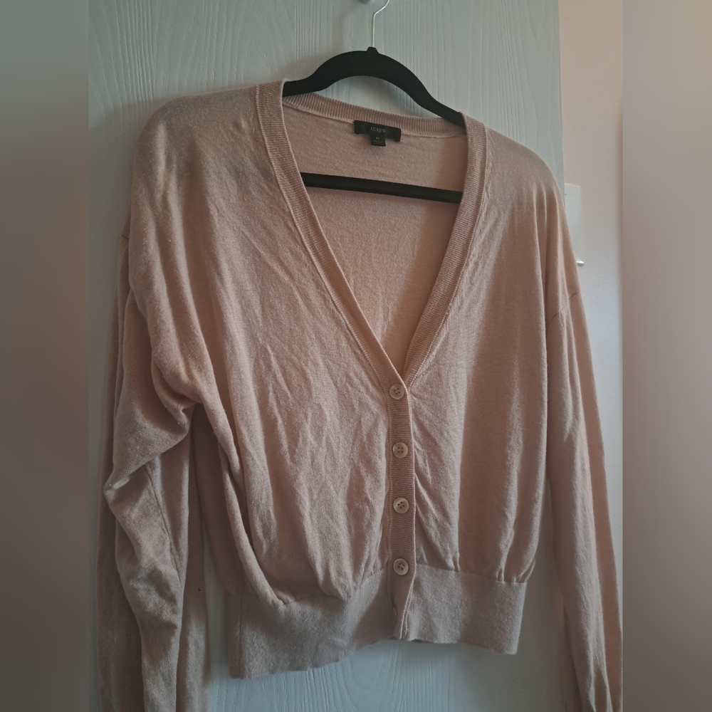 J. Crew dusty Pink Lightweight Sweater